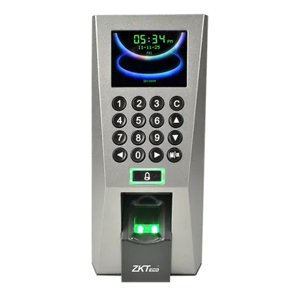 Pointeuse ZKTeco F18 : contrôle d'accès